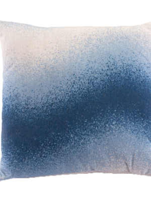 Blue Ombre Splash Pillow
