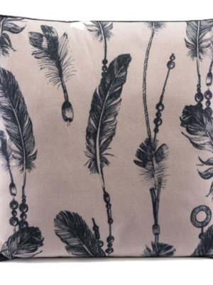 Feathers & Beads Pillow