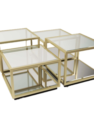 Glam Mirrored Coffee Table