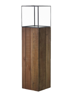 Wood & Glass Columns - Medium
