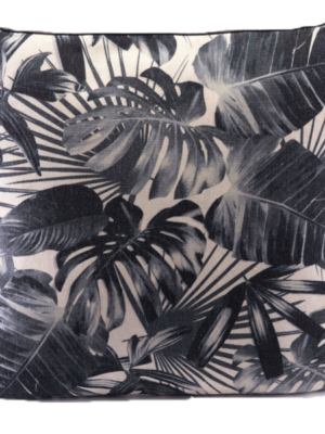 Monochrome Palm Pillow