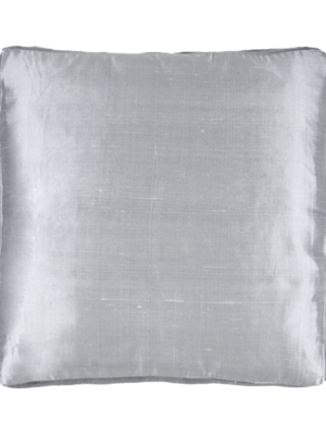 Silver Dupioni Pillow
