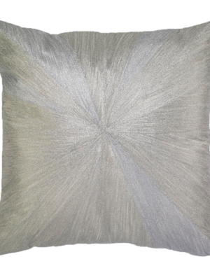 Silver Starburst Pillow