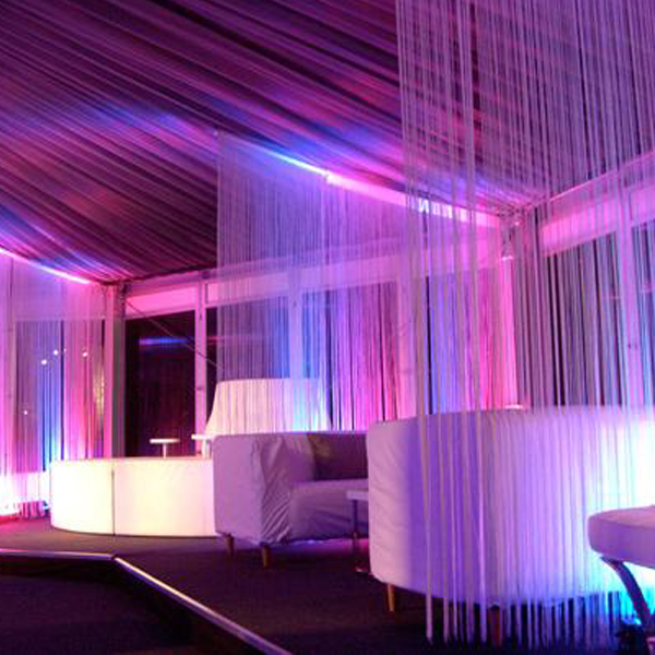 Fringe Drape - White - Image 2