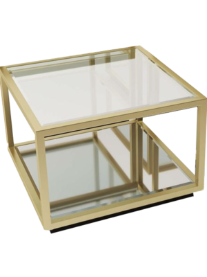 Glam Mirrored End Table