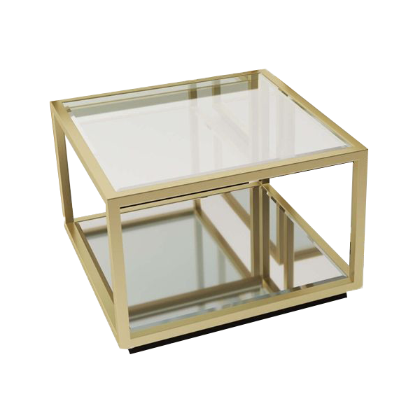 Glam Mirrored End Table