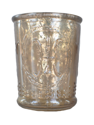 Fleur de Lis Votive - Gold