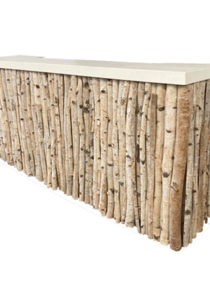 Birch Log Bar Cream Top