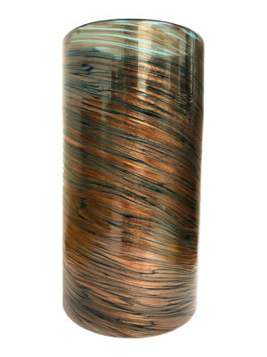 Blue & Copper Swirl Hurricane