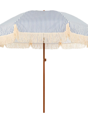 Striped Fringe Umbrella