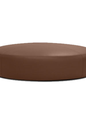 Huey Cognac Ottoman