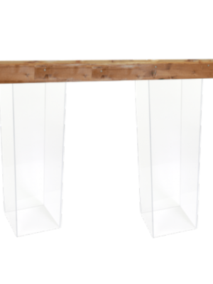 Acrylic Pedestal Community Table