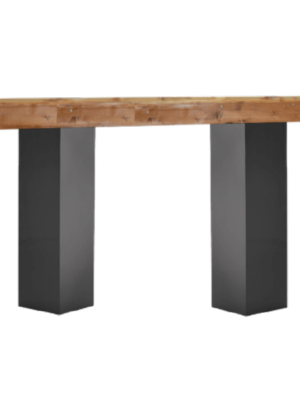 Black Pedestal Community Table