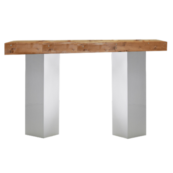 White Pedestal Community Table