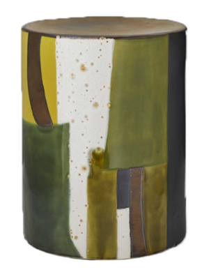 Fern Painted End Table