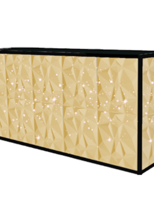 Gold Faceted Sparkle Bar