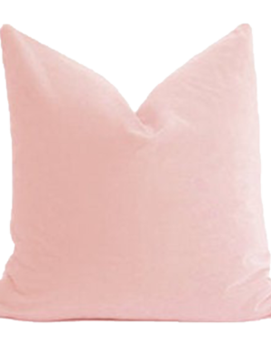 Light Pink Velvet Pillow