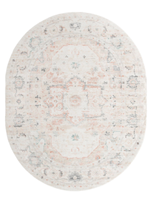 Blush Vintage Oval Rug