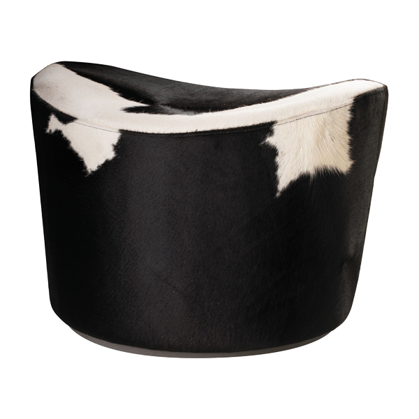Cowhide Ottoman