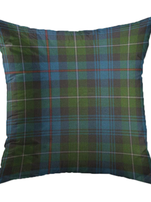 Green & Blue Tartan Pillow