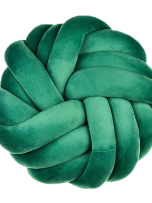 Green Knot Pillow
