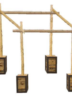 Lodge Pole Pergola