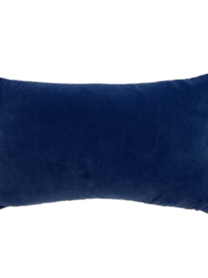 Midnight Velvet Lumbar Pillow
