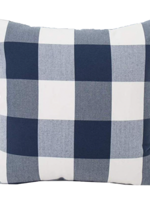 Buffalo Check Pillow - Navy