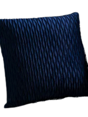 Navy Ripple Pillow