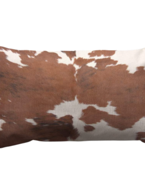 Cowhide Lumbar Pillow