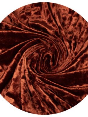 Crushed Velvet Drape - Canyon