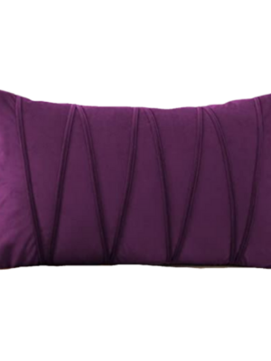 Plum Ziggy Lumbar Pillow