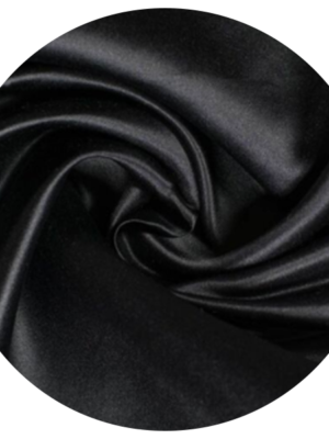 Satin Drape - Black