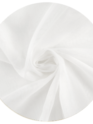 Voile Drape - White